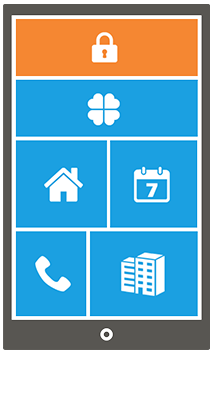 Imagem do menu de celular