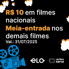 Cinemark. 10 reais em filmes nacionais e meia-entrada nos demais filmes.