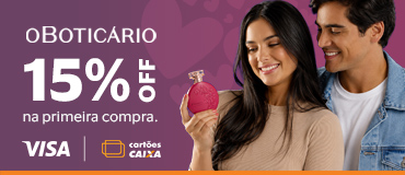 O Boticário. 15% off na primeira compra.