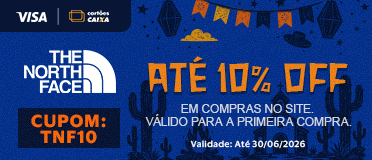 The North Face - Até 10% Off em compras no site, válido para a primeira compra. CUPOM TNF10